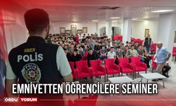 Emniyetten Öğrencilere Seminer