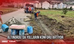 Altınordu’da Yolların Konforu Artıyor