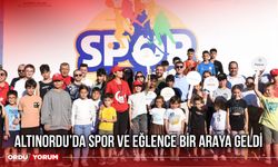 Altınordu’da Spor ve Eğlence Bir Araya Geldi