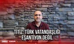 Titiz: Türk Vatandaşlığı Eşantiyon Değil