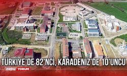 Türkiye'de 82'nci, Karadeniz'de 10'uncu