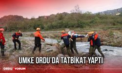 UMKE Ordu’da Tatbikat Yaptı