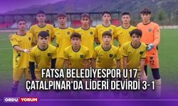 Fatsa Belediyespor U17, Çatalpınar'da Lideri Devirdi 3-1