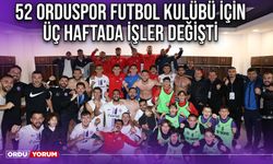 52 Orduspor Futbol Kulübü İçin Üç Haftada İşler Değişti