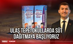 Ulaş Tepe: Okullarda Süt Dağıtmaya Başlıyoruz