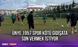 Ünye 1957 Spor Kötü Gidişata Son Vermek İstiyor