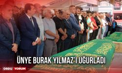 Ünye Burak Yılmaz’ı Uğurladı