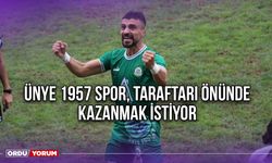 Ünye 1957 Spor, Taraftarı Önünde Kazanmak İstiyor