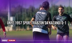 Ünye 1957 Spor, Trabzon’da Kazandı 0-1