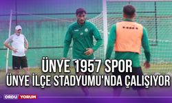 Ünye 1957 Spor, Ünye İlçe Stadyumu'nda Çalışıyor