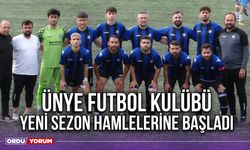 Ünye Futbol Kulübü Yeni Sezon Hamlelerine Başladı