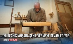 Yılın Ahisi Ahşaba Şekil Vermeye Devam Ediyor