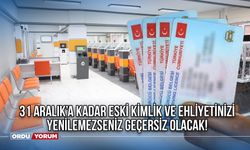 31 Aralık’a Kadar Eski Kimlik ve Ehliyetinizi Yenilemezseniz Geçersiz Olacak!