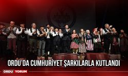 Ordu’da Cumhuriyet Şarkılarla Kutlandı