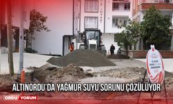 Altınordu’da Yağmur Suyu Sorunu Çözülüyor