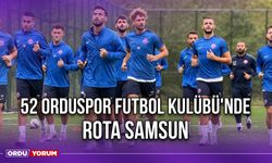 52 Orduspor Futbol Kulübü'nde Rota Samsun