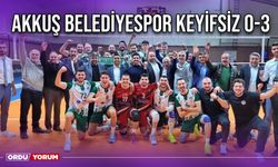 Akkuş Belediyespor Keyifsiz 0-3