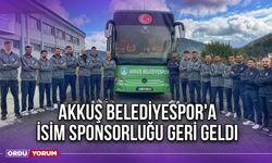 Akkuş Belediyespor'a İsim Sponsorluğu Geri Geldi