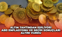 Altın Tahtından Ediliyor! ABD Enflasyonu ve Seçim Sonuçları Altını Vurdu