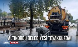 Altınordu Belediyesi Teyakkuzda!