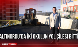 Altınordu’da İki Okulun Yol Çilesi Bitti