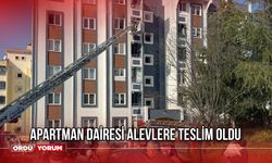 Apartman Dairesi Alevlere Teslim Oldu