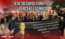 "Ata'ya Saygı Yürüyüşü" Gerçekleştirildi