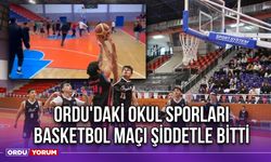 Ordu'daki Okul Sporları Basketbol Maçı Şiddetle Bitti