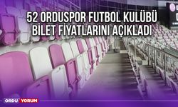 52 Orduspor Futbol Kulübü Bilet Fiyatlarını Açıkladı