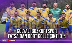 Gülyalı Bozkurtspor, Fatsa'dan Dört Golle Çıktı 0-4