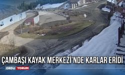 Çambaşı Kayak Merkezi'nde Karlar Eridi