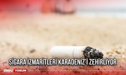 Sigara İzmaritleri Karadeniz’i Zehirliyor