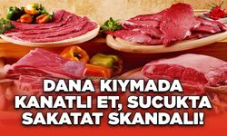 Dana Kıymada Kanatlı Et, Sucukta Sakatat Skandalı!