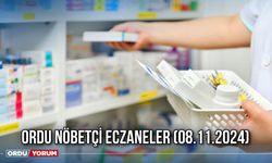 Ordu Nöbetçi Eczaneler (08.11.2024)