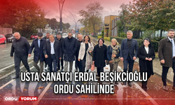 Usta Sanatçı Erdal Beşikcioğlu Ordu Sahilinde