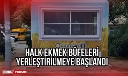 Halk Ekmek Büfeleri Yerleştirilmeye Başlandı