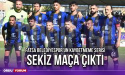 Fatsa Belediyespor'un Kaybetmeme Serisi Sekiz Maça Çıktı