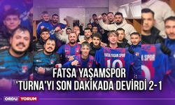 Fatsa Yaşamspor, 'Turna'yı Son Dakikada Devirdi 2-1