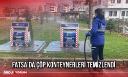 Fatsa’da Çöp Konteynerleri Temizlendi