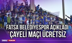 Fatsa Belediyespor Açıkladı, Çayeli Maçı Ücretsiz