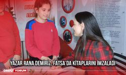 Yazar Rana Demiriz, Fatsa’da Kitaplarını İmzaladı