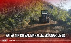 Fatsa’nın Kırsal Mahalleleri Onarılıyor