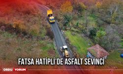 Fatsa Hatipli’de Asfalt Sevinci