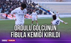 Ordulu Golcünün Fibula Kemiği Kırıldı