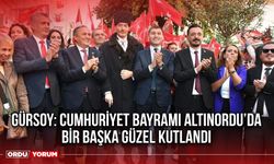 Gürsoy: Cumhuriyet Bayramı Altınordu’da bir Başka Güzel Kutlandı