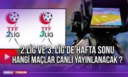 2.Lig ve 3. Lig'de Hafta Sonu Hangi Maçlar Canlı Yayınlanacak ?