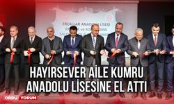 Hayırsever Aile Kumru Anadolu Lisesine El Attı