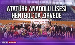 Atatürk Anadolu Lisesi Hentbol'da Zirvede