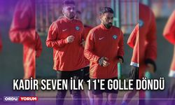 Kadir Seven İlk 11'e Golle Döndü