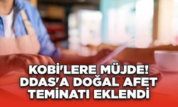 KOBİ'lere Müjde! DDAS'a Doğal Afet Teminatı Eklendi